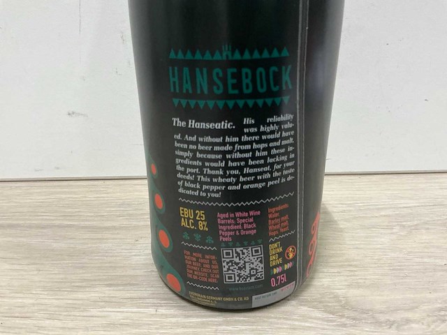 Barbarossa hanse bock - 750ml - 8% bier (216x) - afbeelding 3 van  6