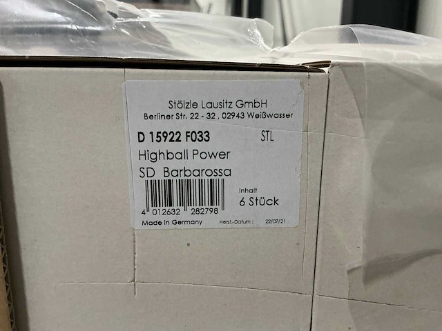 Barbarossa highball power glazen (560x) - afbeelding 4 van  6
