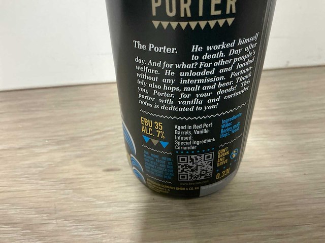 Barbarossa porter - 330ml - 7% portwijn (768x) - afbeelding 6 van  6
