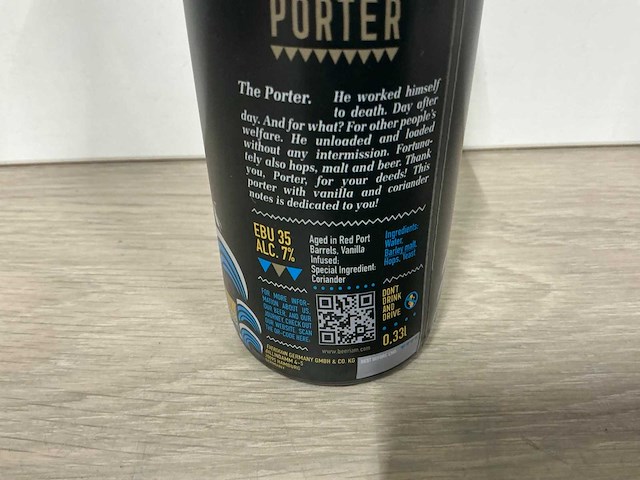 Barbarossa porter - 330ml - 7% portwijn (768x) - afbeelding 5 van  5
