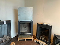 Barbas escamo inbouw houthaard met liftdeur - afbeelding 1 van  6