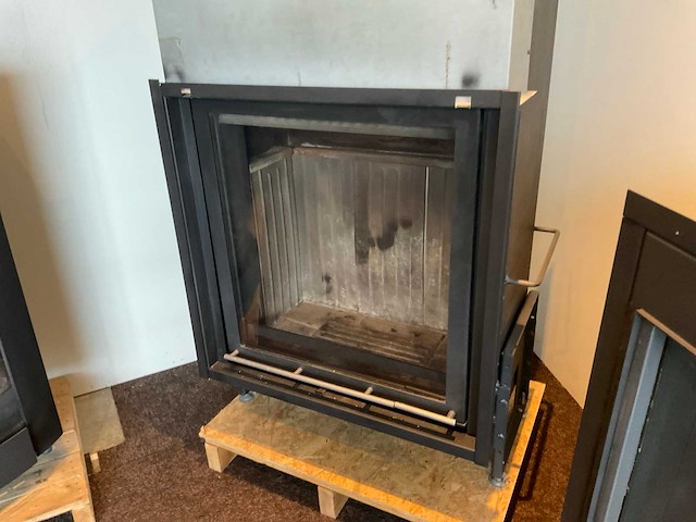 Barbas escamo inbouw houthaard met liftdeur - afbeelding 2 van  6