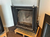 Barbas escamo inbouw houthaard met liftdeur - afbeelding 2 van  6