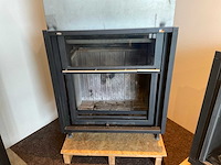 Barbas escamo inbouw houthaard met liftdeur - afbeelding 4 van  6