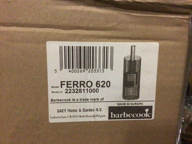 Barbecook - ferro 620 - tuinhaard 62x62x155cm - afbeelding 5 van  6