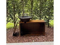 Barbecue handmade welden cortenstaal - afbeelding 3 van  7