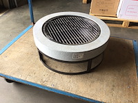 Barbecue op laag onderstel, grijs/zwart - afbeelding 1 van  3