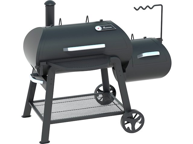 Barbecue/smoker landmann, vinson 400/500, zwart - afbeelding 1 van  6