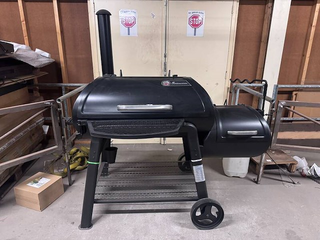 Barbecue/smoker landmann, vinson 400/500, zwart - afbeelding 2 van  6