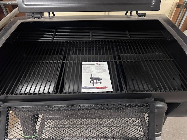 Barbecue/smoker landmann, vinson 400/500, zwart - afbeelding 4 van  6