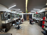 Barber furniture - hardhout met marmer - haarverzorging - afbeelding 11 van  17