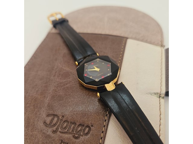 Barbera 18kt goldplated dameshorloge - afbeelding 2 van  5