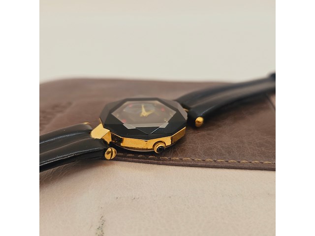 Barbera 18kt goldplated dameshorloge - afbeelding 4 van  5