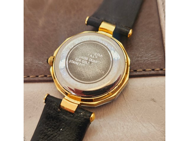 Barbera 18kt goldplated dameshorloge - afbeelding 5 van  5