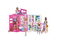 Barbie 65 jaar vakantiehuis barbiepop poppenhuis - afbeelding 1 van  4