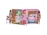 Barbie 65 jaar vakantiehuis barbiepop poppenhuis - afbeelding 3 van  4