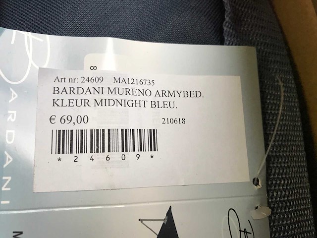 Bardani mureno ligbed inklapbaar (2x) - afbeelding 5 van  5