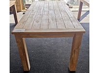 Bardani roma - teakhout tuintafel - 240x100x77 cm - afbeelding 3 van  4