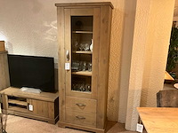 Bareggio eiken vitrinekast - afbeelding 1 van  8