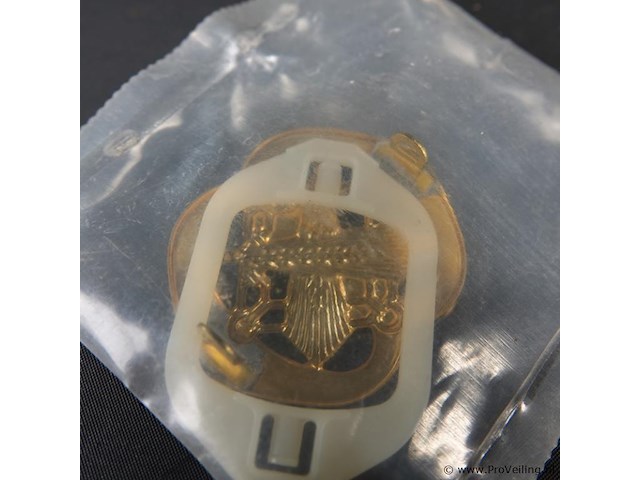 Baretembleem van de nederlandse koninklijke landmacht, specifiek voor de intendance of het regiment intendancetroepen. - afbeelding 5 van  5