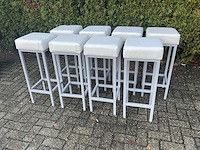 Barkruk - wit (8x) - afbeelding 1 van  8