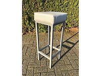 Barkruk - wit/zwart (10x) - afbeelding 4 van  8