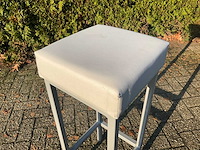 Barkruk - wit/zwart (11x) - afbeelding 3 van  8