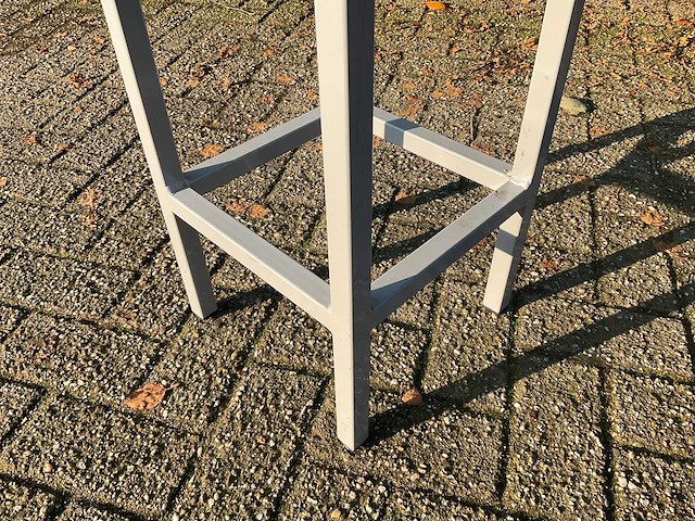 Barkruk - wit/zwart (11x) - afbeelding 5 van  8