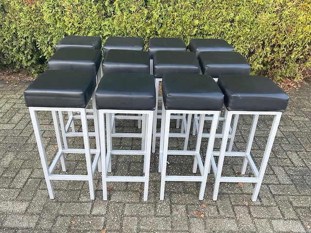 Barkruk - zwart (12x) - afbeelding 4 van  12