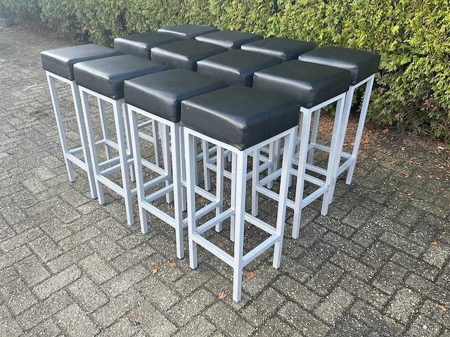 Barkruk - zwart (12x) - afbeelding 1 van  12