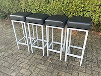 Barkruk - zwart (4x) - afbeelding 1 van  11