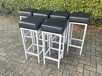 Barkruk - zwart (6x) - afbeelding 1 van  11