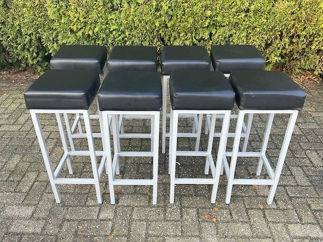 Barkruk - zwart (8x) - afbeelding 4 van  12