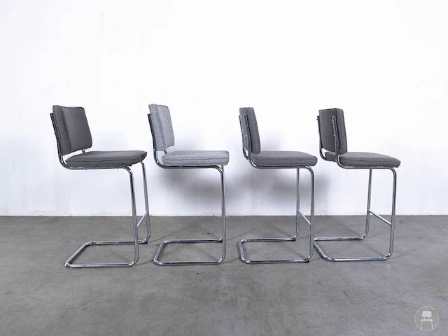 Barkruk chroom (4x) - afbeelding 4 van  6