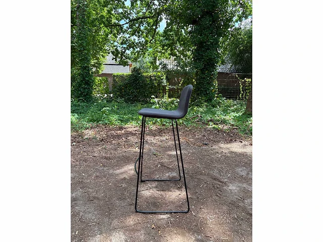 Barkruk grijs - zithoogte 80 cm (4x) - afbeelding 3 van  4