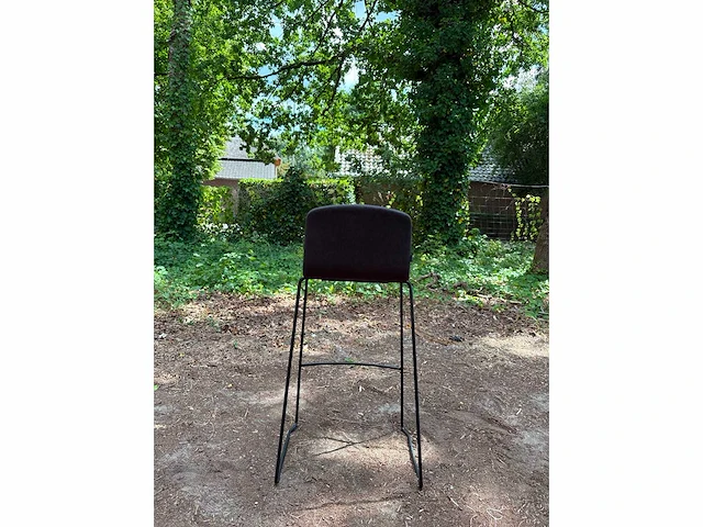 Barkruk grijs - zithoogte 80 cm (4x) - afbeelding 4 van  4