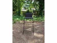 Barkruk grijs - zithoogte 80 cm (4x) - afbeelding 2 van  4