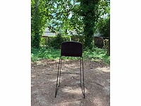 Barkruk grijs - zithoogte 80 cm (4x) - afbeelding 4 van  4