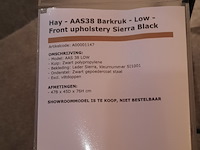 Barkruk hay, aas38 low, zwart - afbeelding 2 van  6