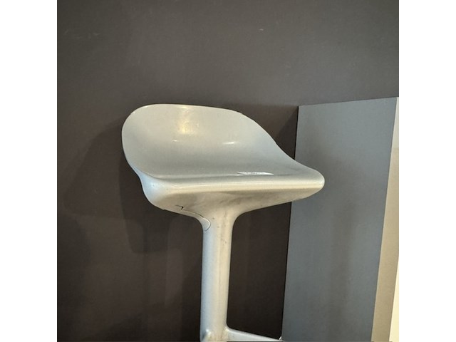 Barkruk kartell, spoon, grijs - afbeelding 3 van  4