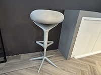 Barkruk kartell, spoon, grijs - afbeelding 4 van  4
