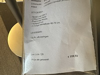 Barkruk la palma, s80c1, zwart, in hoogte verstelbaar - afbeelding 3 van  3