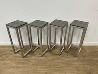 Barkruk met voetsteun (4x) - afbeelding 1 van  3