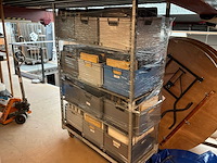 Barkruk met zwarte en witte zitting (99x) - afbeelding 7 van  7