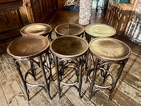 Barkruk thonet-stijl (6x) - afbeelding 1 van  3