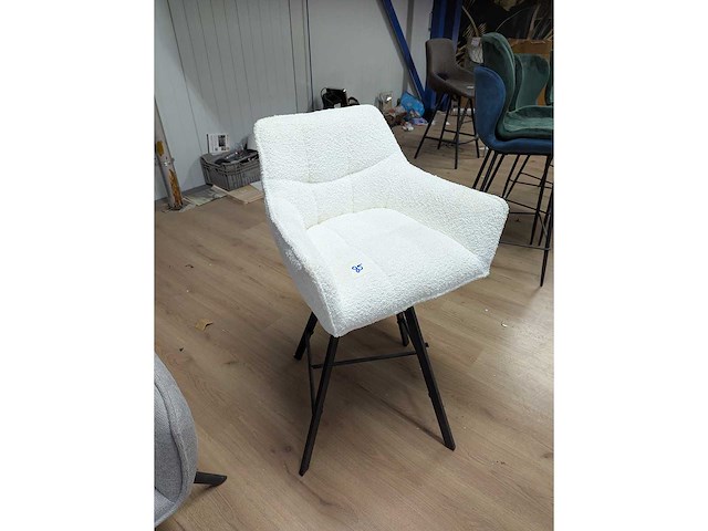 Barkruk wit - afbeelding 1 van  1