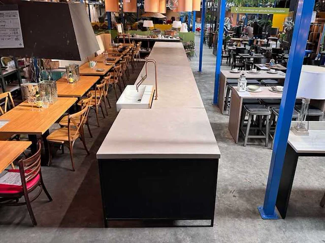 Barmeubel betonlook 10 meter - afbeelding 3 van  5