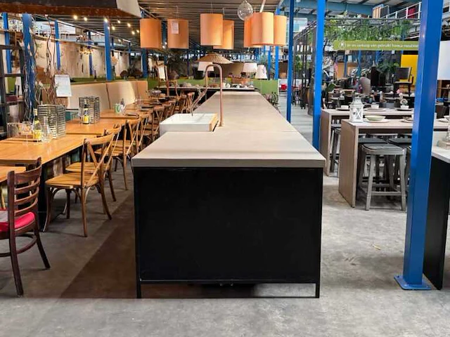 Barmeubel betonlook 10 meter - afbeelding 4 van  5