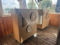 Barmeubel verrijdbaar (2x)