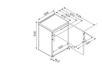 Barmodel koelkast, liebherr, tx1021, wit - afbeelding 3 van  3
